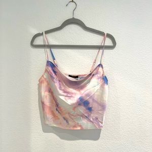 Satin crop top